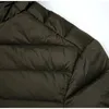 Piumino Parka da uomo Piumino da uomo 90% piumino d'anatra bianco Piumino super leggero Cappotto termico leggero da uomo Cappotto di piume con cappuccio 231110