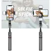 Selfie Monopods 1085MM Selfie Stick Tripod with Fill Light Wireless Remote Mini Phone Tripod Foldable Portable Phone Stand Holder for Smartphone Q231110