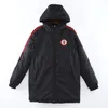 22-23 Accrington Stanley Mens's Down Winter Leisure Sport Jacket Long Sleeve Coate Auterwear Piffer Parkas Team Emblemsカスタマイズ