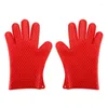 Tools Silicone Oven Kitchen Glove Heat Resistant Thick Cooking BBQ Grill Mitts Gadgets Accessories Gloves