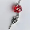 Pendant Necklaces Hip Hop Skull Birds Necklace Women Unique Red Dices Charm Choker