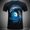 Magliette da uomo 2023 T-shirt a maniche corte 3D Esplosione Personalità prepotente con Stereo XL - Delfino