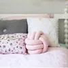 Pillow /Decorative Knotted Plush Ball Design Round Throw Waist Back S Home Sofa Bed Decoration Dolls Toys For Kids S/M Top