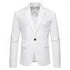 Costumes masculins 2023 Spring Formal Blazers Men Suit Vestes Sequins Party Button Dance Bling Coats Mentleman de mariage