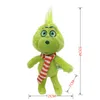 32 cm Nowy świąteczny Grinch Pluszowa Zielona Zielona Grinch Cartoon Lalk Cute Pchane Zwierzęta Plush Doll Toys Birthday Gift Hurtowe DHL/UPS
