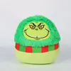 Nuovo Natale Verde peluche cuscino cuscino capelli verdi mostro Peluche verde regalo di Natale a casa Cuscino Greencie UPS / DHL gratuito