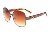 Lunettes de soleil de luxe de mode pour femmes hommes lunettes mêmes lunettes de soleil que Lisa Triomphe photo de rue de plage petites lunettes de soleil en métal plein cadre avec