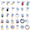 Lösa ädelstenar fashionabla spanska stilhänge halsband med kärlekssymbol 31-60