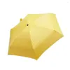 Paraplyer Lätt solparasol Paraply Folding 5 Women Pocket Flat Sunshade Fold Travel Mini Protectable