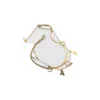 Desinger hanger enkeldjes voor vrouwen slang dubbele lyer ketting munt zomer roestvrijstalen ketting sieraden mode accessoires cadeau 20-25 cm verstelbare trendy