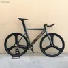 Pédales de vélo Vélo à pignon fixe Fixie Cadre en alliage d'aluminium 700C Roues en magnésium 3 rayons Jante intégrée Vélo Livraison gratuite Route 26 VTT 29 M230410