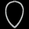 Certificato Vvs d Color Gra Nuova collana femminile in argento sterling 925 da 0,1-0,5 ct con girocollo in moissanite a forma di V