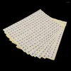 Gift Wrap 15 Sheets White Round Sticky Numbered Labels Numbers 2 Self Number Stickers Dots For Storage Use 10mm