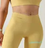 LL Yoga Leggings High Wasit V Shape With Align Sequins Printed Seamless Gym Pant Legging For Fitness