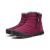 Laarzen YRZL Winter Sneeuw Voor Mannen Pluche Surper Warm Outdoor Comfortabel Man Mode Booties Casual Paar Hoge Kwaliteit Katoenen Schoenen