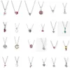 Pandoras halsband Vackert Ocean Heart Necklace Female Donut Ice Cream Lollipop Halsband Stjärna Ocean Star Collar Chain Pandoras Box Charms Necklace Pandoras