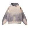 Projektant luksus Kanyes Classic High Street Stopniowe wybielanie stary sweter z kapturem moda noszenie Owczesna odzież wierzcha Mężczyzn i damskie bluzy