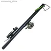 Hunting Slingshots New Small Steel Fishing Slingshot Long-range Fishing Rod Precision High Green Laseraimed At The Arrow Darts Catapult Q231110