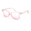 Occhiali da sole 2023 Personalità PC per adulti Eleganti occhiali vintage con protezione UV Trend Blush Eyewear