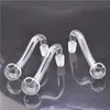 NIEUWE PYREX DIKKE GRASE OLIE BRANDER PIJP 10MM 14 mm 18 mm mannelijke vrouwelijke bubbler olie nagel voor bubbler rig bong vs quartz banger nagel