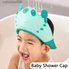 Bonnets de douche Enfants Shampooing Caps Réglable Étanche Oreille Protection Dessin Animé Bain Visière Lavage Des Cheveux Bébé Bonnet De Douche Protéger Tête CoverL231110