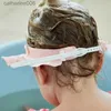 シャワーキャップヒマワリ調整可能ベビーシャワーキャップシャンプーバスウォッシュヘアシールドハット子供を保護する水防止水