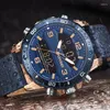 Relojes de pulsera Relojes de marca Divest para hombre Top Luxury Sport Military Waterproof Quartz LED Digital Analog Alarm Clock Relogios originales