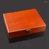 ジュエリーポーチ20-30ペア容量リングボックスペイントされた木製コレクションディスプレイ男性用