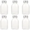 Bouteilles de stockage 6 pièces, petit réfrigérateur pour boissons au lait, Mini couvercles réutilisables, boissons miniatures pour jus d'eau