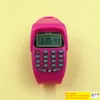 Nieuwe student calculator elektronisch horloge kindercartoon mode multifunctionele praktische student tellen tools klassieke wiskunde