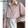 Chemisiers pour femmes Chemises BGTEEVER Office Haut à rayures pour femmes à manches longues Ample Chemise pour femmes Élégant Printemps Blusas Mujer 230410