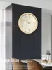 Wall Clocks Decor Watch Living Room 2023 Home Fashion Creative Clock Modern Simple Quartz Light Luxury