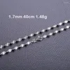 Pendentifs 925 chaîne en argent Sterling sur le cou collier pour femmes bijoux tour de cou accessoires coréen Fine décorations de corps longueur 40 45 CM