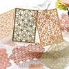 Aesthetic Flower Hollow Window Frame Material Paper Junk Journal Planner Scrapbooking Vintage Lace Decorative DIY Craft