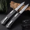 UT-Combat 184-10s Glykon Coltelli AUTO M390 Lama Manico in fibra di carbonio Tattico Caccia Campo Autodifesa Salvataggio Coltello da tasca Strumenti EDC