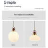 Hängslampor moderna nordiska E27 glasbelysningar för matsalbar restaurang deco hängande lampbäddsupphängning belysning