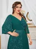 Sukienki plus size kobiety wielkości maxi 2023 Summer luksusowy designerski swobodny elegancki muzułmański turecki afrykańskie wieczorne ubrania na imprezę