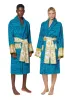 Мужской роскошный классический хлопковый халат для мужчин и женщин, брендовая одежда для сна, кимоно, теплые банные халаты, домашняя одежда, халаты унисекс, один размер