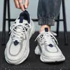 Abito Sole 484 Sneaker versatile spessa goffa per uomo Trend Mesh Lace Up scarpe sportive casual traspirabili aumentatele morbide 231 86 s