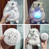 Light - Up Toys Stuffed Animal Plush Toys Musical LED Projector Night Lamp Baby Bedtime Soothing Comfort Doll Educational Gifts for Kids 231109