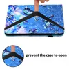 Kelebek baskı deri cüzdan kılıfları için iPad 10.9 2022 5 6 8 9 10.2 10.5 Pro 11 inç 2021 Air4 Balık Ölçeği Tavşan Kurt Kedi Çiçek Şok geçirmez kart yuvası Tutucu Flip Cover