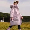 Manteau d'hiver en velours pour filles, vêtements de rembourrage en coton, à capuche, col en fourrure, manteau pour enfants, rose, noir, chaud, Parkas XMP406 231108