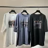 2023 New designer womens t shirt high-end Correct Version Classic Basic Band Portrait Print OS Loose Sleeve T-Shirt