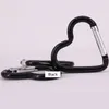 Heart-shaped Aluminum Alloy Carabiner snap gate carabiners Key Chain Clip Outdoor Camping Keychain Hook Water Bottle Hanging Travel Kit Buckle Colorful Key rings