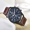 Wrist Watches for men 2023 mens Watches All dials work Quartz Watch High Quality Top Luxury Brand Chronograph Clock Iw Fashion leather Strap Montre de luxe Type three
