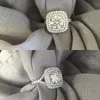 Trauringe Temperament weiblicher Finger mit brillantem Kristall CZ Trendy Frauen Vorschlag Bands Zubehör Zeitloser Schmuck GeschenkHochzeit