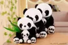 Pchane pluszowe zwierzęta nowe pluszowe zabawki panda urocze nadziewana lalka dla zwierząt matka i syn prezent zabawki dla dzieci przyjaciół Dorta