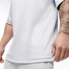 Men's T-Shirts Muscle Men's Gym Clothing Network Fitness Men's Super Large T-shirt Outdoor Hip Hop Street Clothing Loose Half Sleeve Fitness T-shirt 230410