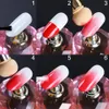 Degrade Nail Art Fırçalar Sünger Tasarımlar Jel Oje Glitter Toz Boyama Çizim Akrilik Manikür Aracı 100 takım