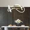 Hanglampen Noordse woonkamer kroonluchter postmoderne minimalistische designer stijl creatieve persoonlijkheid kunst muzieknoten speciale vorm